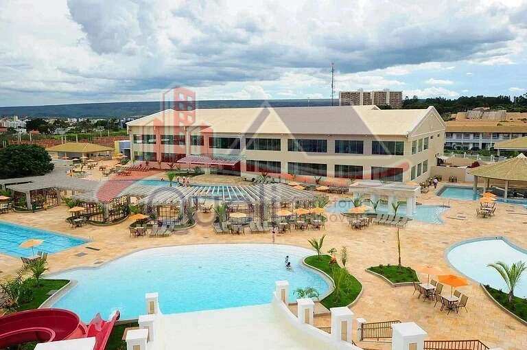 Apartamento à venda, no Lacqua Di Roma IV, em Caldas Novas(GO) - Queli Gomes de Oliveira