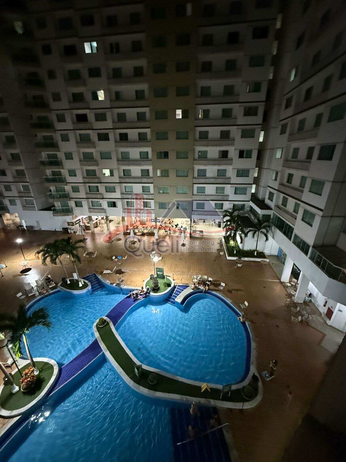 Apartamento à venda, no Riviera Park Thermas  Flat service em Caldas Novas, Do Turista, com 1 quarto, 35m² - Queli Gomes de Oliveira